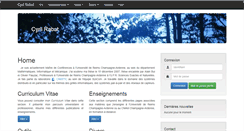 Desktop Screenshot of cyril-rabat.fr